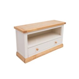 Cabinet Bits Trevi Off-White 1 Drawer TV Cabinet Wood Knob - thumbnail 3