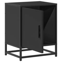 Berkfield Home Elegant Bedside Cabinets 2 pcs Black 40x31x50 cm Engineered Wood - Size: 40 x 31 x 50 cm - thumbnail 9