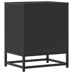 Berkfield Home Elegant Bedside Cabinets 2 pcs Black 40x31x50 cm Engineered Wood - Size: 40 x 31 x 50 cm - thumbnail 8