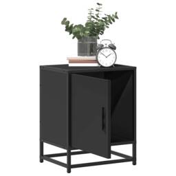 Berkfield Home Elegant Bedside Cabinets 2 pcs Black 40x31x50 cm Engineered Wood - Size: 40 x 31 x 50 cm - thumbnail 4