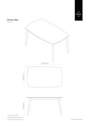 Orsina Black Ash Veneer Dining Table, Modern Rubberwood, Modern Black & White Dining Table, Wooden Dining Table - thumbnail 4