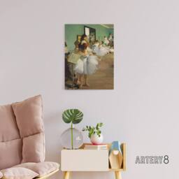 "Artery8 The Dance Class Ballet Studio Degas Vintage Canvas Wall Art - Size: W18"" x H24""" - thumbnail 3