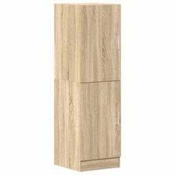 Berkfield Home 3 Piece Kitchen Cabinet Set Sonoma Oak Engineered Wood in Light Oak - thumbnail 6