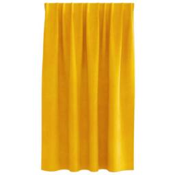 Berkfield Home Blackout Curtains with Top Tape 2 pcs Mustard Yellow Velvet - thumbnail 4