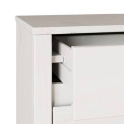 "Berkfield Home Bedside Cabinet ""DRAMMEN"" White 45x35x56 cm Solid Wood Pine - Size: 45 x 35 x 56 cm" - thumbnail 9