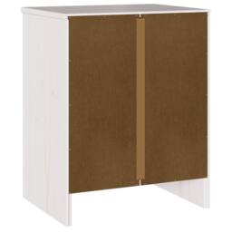 "Berkfield Home Bedside Cabinet ""DRAMMEN"" White 45x35x56 cm Solid Wood Pine - Size: 45 x 35 x 56 cm" - thumbnail 6