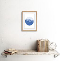 "Artery8 Wall Art Print Scotland Heart in The Highlands Framed in Beige - Size: W7"" x H9""" - thumbnail 2