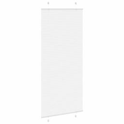 Berkfield Home Pleated Blind White 100x200 cm Fabric Width 99.4 cm Polyester - thumbnail 4