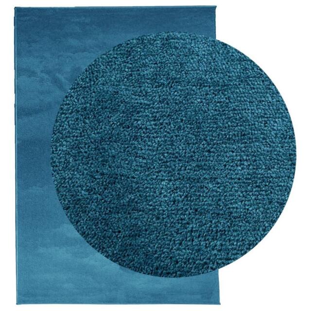 Berkfield Home Rug OVIEDO Short Pile Turquoise 160x230 cm - Size: Medium - image 1