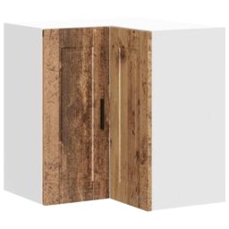 "Berkfield Home Kitchen Wall Corner Cabinet ""Porto"" Old Wood Engineered Wood in Brown" - thumbnail 2