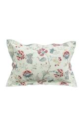 V & A 'Palampore Trail' Cotton Percale Duvet Cover Set in Duck Egg Blue - Size: Super King - thumbnail 3