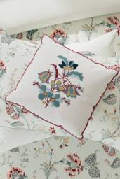 V & A 'Palampore Trail' Cotton Percale Duvet Cover Set in Duck Egg Blue - Size: Super King - thumbnail 5