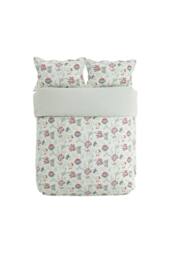 V & A 'Palampore Trail' Cotton Percale Duvet Cover Set in Duck Egg Blue - Size: Super King - thumbnail 4