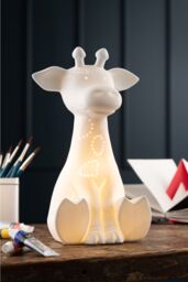 Belleek Living 'Giraffe' Luminaire Lamp in White - Size: 12 inches - thumbnail 2