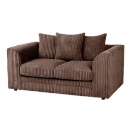 Furniture 786 Chicago Jumbo Cord 2 Seater Sofa in Chocolate - thumbnail 2