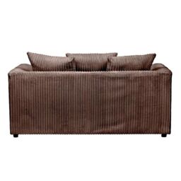 Furniture 786 Chicago Jumbo Cord 2 Seater Sofa in Chocolate - thumbnail 3