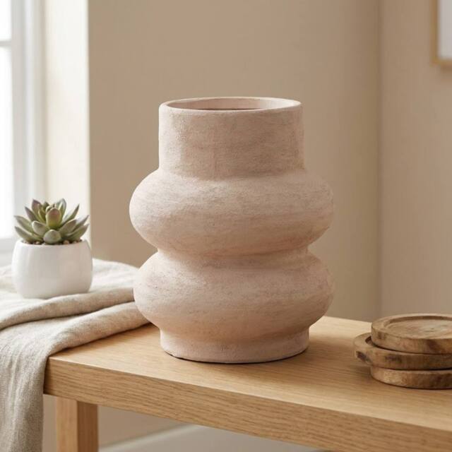 Garden Greatness Relica Stone Blanc Sculptured Vase - Size: 1 Pack