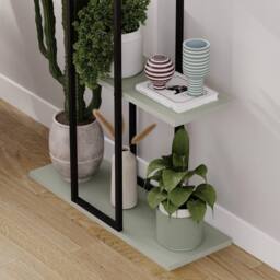 Decortie Vetra' Modern Shelf Shelving Unit Display Stand in Green - Size: 1 Pack - thumbnail 6