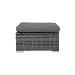Leaper 3-Piece Grey Corner Sofa Garden Rattan Set - thumbnail 3
