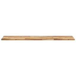Berkfield Home Table Top Rectangular 160x40x2 cm Solid Wood Acacia in Brown - Size: 160 x 40 x 2 cm - thumbnail 4