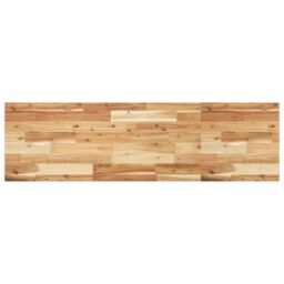 Berkfield Home Table Top Rectangular 160x40x2 cm Solid Wood Acacia in Brown - Size: 160 x 40 x 2 cm - thumbnail 2