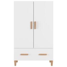 Berkfield Home Highboard White 70x31x115 cm Engineered Wood - Size: 70 x 31 x 115 cm - thumbnail 5