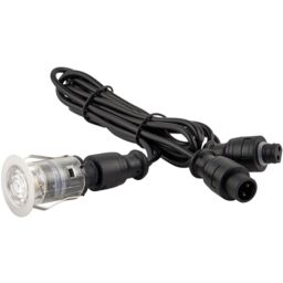 Loops 2 PACK Single Recessed 25mm Decking Light Module - 0.75W CCT LED - Steel in Metallics - thumbnail 3