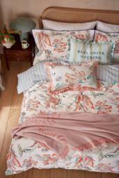 YVONNE ELLEN 'Signature Floral' Cotton Cushion - Size: 40 cm x 60 cm - thumbnail 3