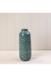KDMD Blue Rustic Ceramic Vase - 26mm - thumbnail 1
