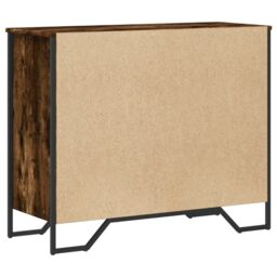 Berkfield Home Chest of Drawers Smoked Oak 91x35.5x74.5 cm Engineered wood in Brown - thumbnail 6