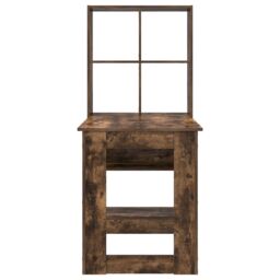 Berkfield Home Smoked oak 122 x 67 x 145 cm Engineered wood & Particle board in Brown - thumbnail 5