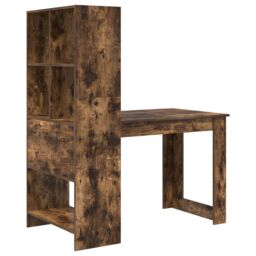 Berkfield Home Smoked oak 122 x 67 x 145 cm Engineered wood & Particle board in Brown - thumbnail 6