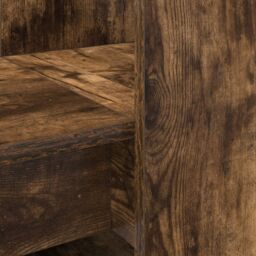 Berkfield Home Smoked oak 122 x 67 x 145 cm Engineered wood & Particle board in Brown - thumbnail 7