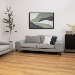 Abakus Direct Venice 3 Seater Sofa with Deep Seats & Extra-wide Padded Arms Available in Grey - thumbnail 2