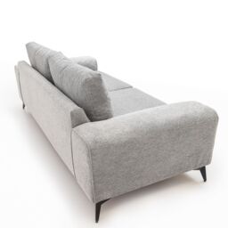 Abakus Direct Venice 3 Seater Sofa with Deep Seats & Extra-wide Padded Arms Available in Grey - thumbnail 8