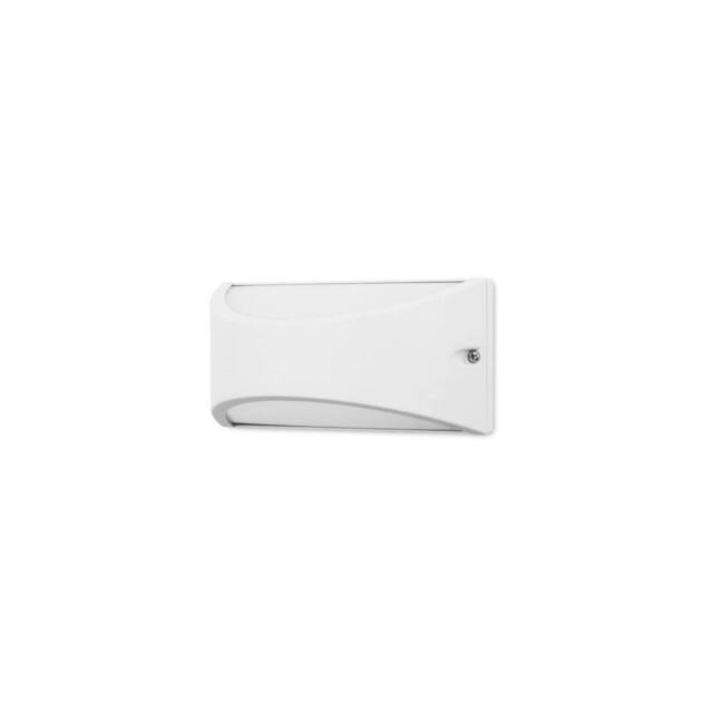 Netlighting Kapa Outdoor LED Flush Up & Down Wall Light White 945lm 3000K IP54
