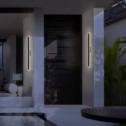 Harper Living 22 Watts LED Wall Light, IP54 Weatherproof, Dark Grey Finish, Indoor/Outdoor 102.5cm Height, 3000K - thumbnail 5