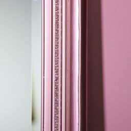 Melody Maison Tall Ornate Rose Gold Pink Mirror - 47cm X 142cm - Size: 47 cm X 142 cm - thumbnail 6