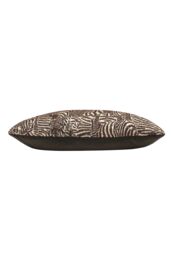 KAI Hector Zebra Jacquard Cushion in Brown - Size: 55 cm x 55 cm - thumbnail 3