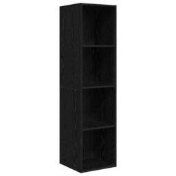 Berkfield Home TV Cabinet 2 pcs Black 37 x 37 x 142.5 cm Engineered wood - thumbnail 5