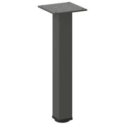 Berkfield Home Coffee Table Legs 4 pcs Anthracite 30-32 cm Steel in Black - thumbnail 4