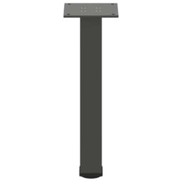 Berkfield Home Coffee Table Legs 4 pcs Anthracite 30-32 cm Steel in Black - thumbnail 6