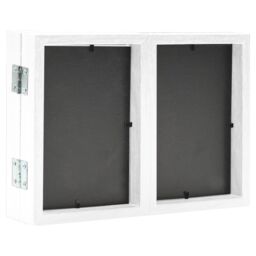 Berkfield Home Trifold Photo Frame Collage White 22x15 cm+2x - Size: 22x15 cm - thumbnail 4