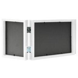 Berkfield Home Trifold Photo Frame Collage White 22x15 cm+2x - Size: 22x15 cm - thumbnail 3