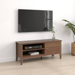 Melody Maison Large Dark Wood Tv Cabinet - Hales Dark Wood Range in Dark Brown - thumbnail 5