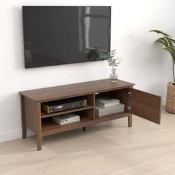 Melody Maison Large Dark Wood Tv Cabinet - Hales Dark Wood Range in Dark Brown - thumbnail 6