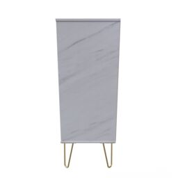 Ready Assembled 2 U Fuji 5 Drawer Chest (Ready Assembled) in Off-White - thumbnail 2
