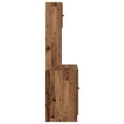Berkfield Home Kitchen Cabinet Old Wood 60x50x180 cm Engineered Wood in Brown - Size: 60 x 50 x 180 cm - thumbnail 7
