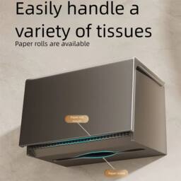 KORVIXA Grey Paper Storage Case Wall-Mounted - thumbnail 3