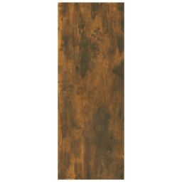 Berkfield Home Console Table Smoked Oak 105x30x80 cm Engineered Wood in Brown - Size: 105 x 30 x 80 cm - thumbnail 6